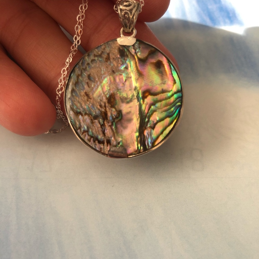 Sterling Silver Spiritual Lotus Pendant ๐โจ - Picture 6 of 6